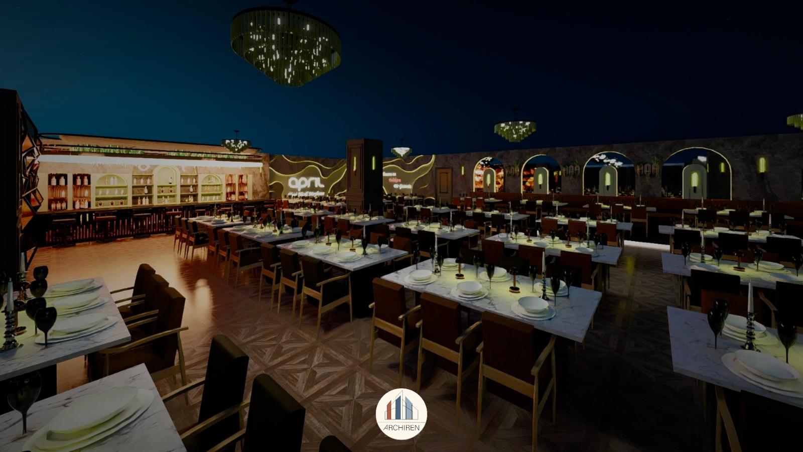 April mekân projesi — iç mekan görünümü